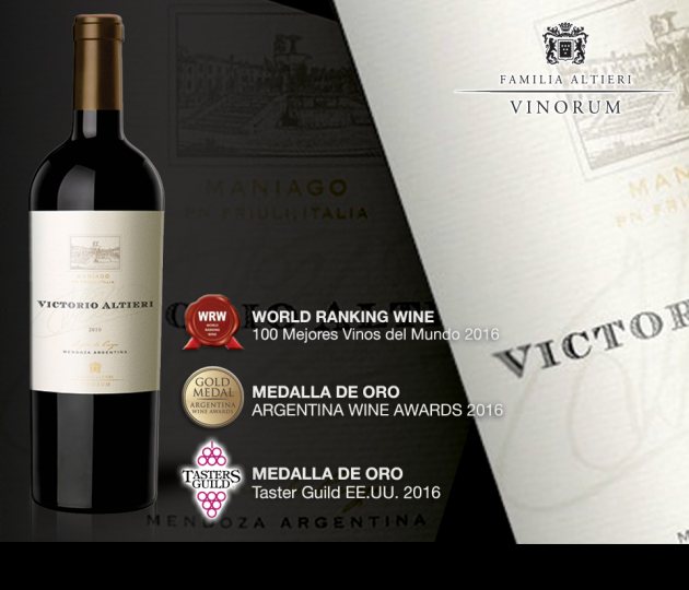 Varios premios del Victorio Altieri Gran Reserva Malbec